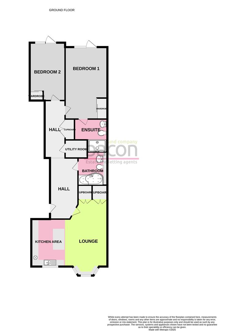 Floor Plan | Flat - Purpose Built | Chatsworth Lodge, St. Botolphs Road, Worthing | For Sale
